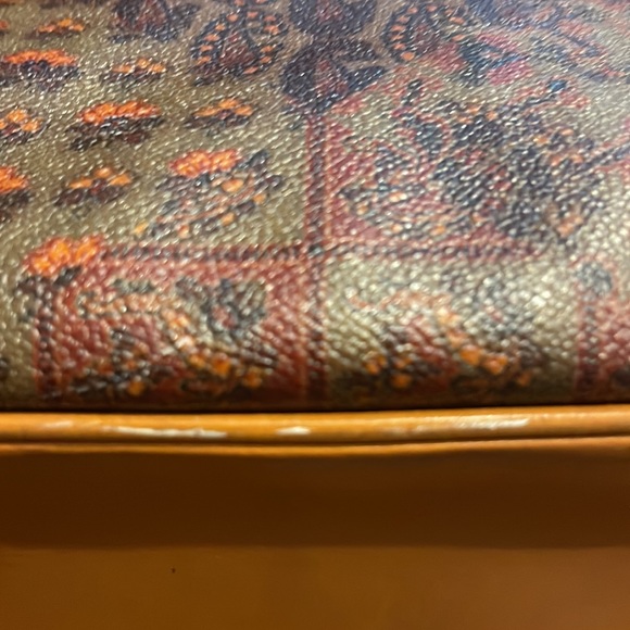 Escada Vintage Paisleys Crossbody Bag with 3 compartments - Picture 15 of 15